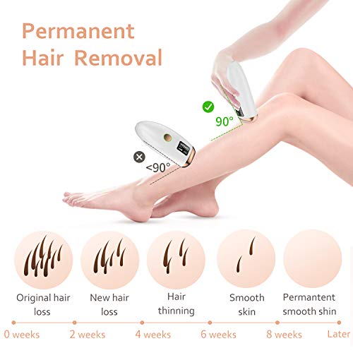 At-Home IPL Hair Removal for Women and Men,Laser Hair Removal 99,999 Flashes ...