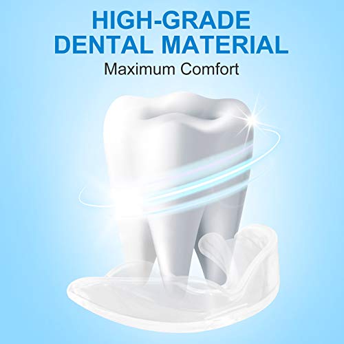 Mouth Guard, Moldable Mouth Guard for Grinding Teeth, Sets of 4 - Custom Fit,...