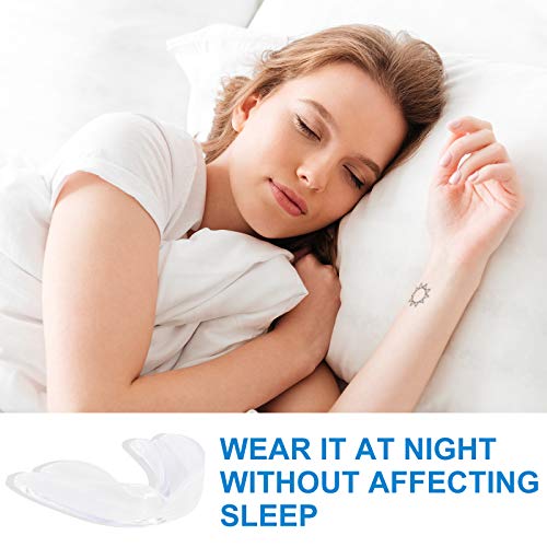 Mouth Guard, Moldable Mouth Guard for Grinding Teeth, Sets of 4 - Custom Fit,...