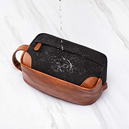 Vorspack Toiletry Bag Hanging Dopp Kit for Men Water Resistant Canvas Shaving...