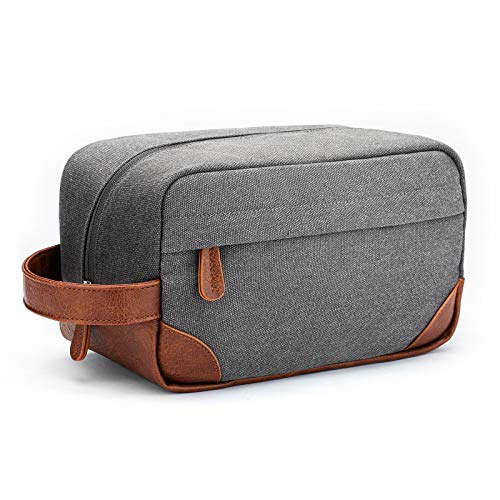 Vorspack Toiletry Bag Hanging Dopp Kit for Men Water Resistant Canvas Shaving...