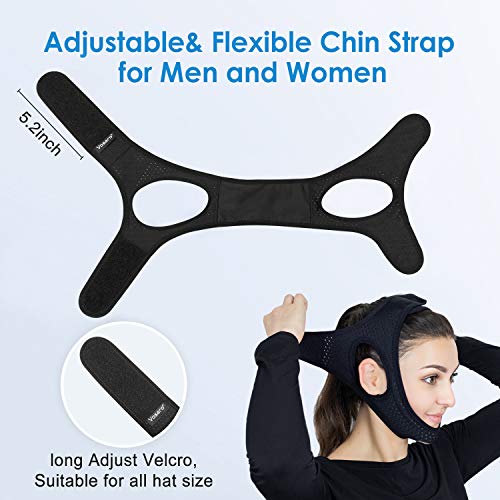 Chin Straps for Snoring, Anti Snoring Chin Strap Devices, Vosaro Jaw Strap fo...