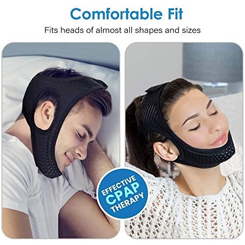Chin Straps for Snoring, Anti Snoring Chin Strap Devices, Vosaro Jaw Strap fo...