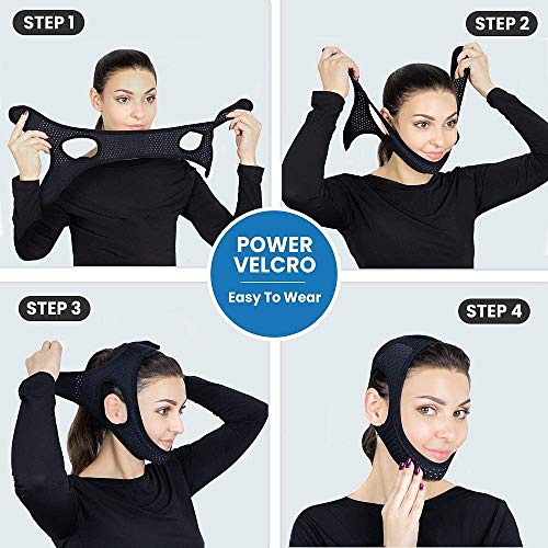 Chin Straps for Snoring, Anti Snoring Chin Strap Devices, Vosaro Jaw Strap fo...