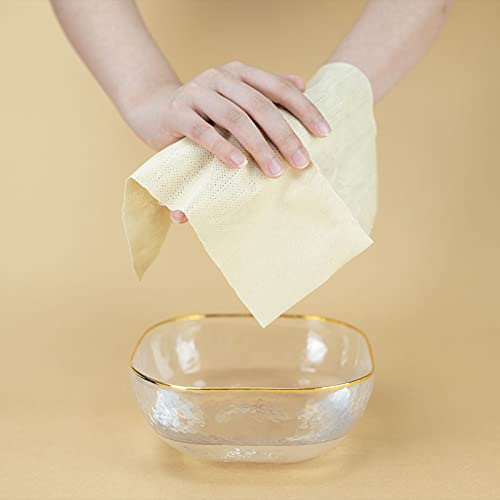 Vosravom Bamboo Skin Cleansing Dry Wipes 240 Count,Dry & Wet Dual Use,100% Or...