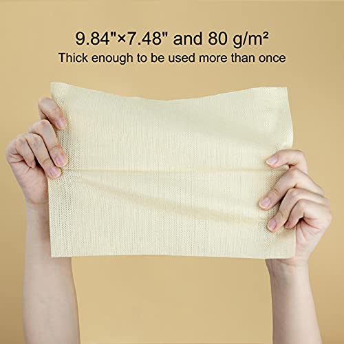 Vosravom Bamboo Skin Cleansing Dry Wipes 240 Count,Dry & Wet Dual Use,100% Or...