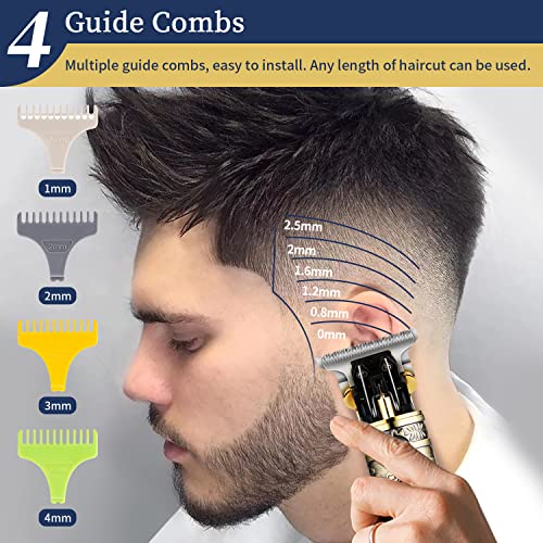 Hair Clippers for Men Professional T Blade Trimmer Zero Gapped Hair Trimmer P...