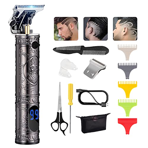Hair Clippers for Men Professional T Blade Trimmer Zero Gapped Hair Trimmer P...