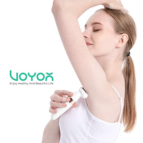 VOYOR Electric Shaver for Women Bikini Trimmer Hair Remover for Face Body, 5 ...