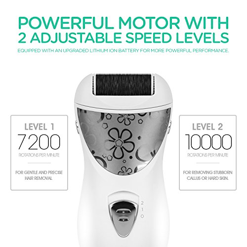 VOYOR Hair Removal for Women Facial Epilator Electric Razor Cordless Callus R...