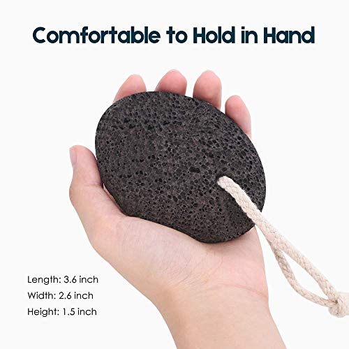 Vridale Pumice Stones for Feet Lava Pumice Stone Foot File Callus Removal Foo...