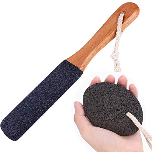Vridale Pumice Stones for Feet Lava Pumice Stone Foot File Callus Removal Foo...