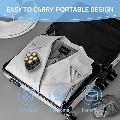 Electric Shaver for Men Rechargeable Bald Head Shavers Waterproof Mens Electr...