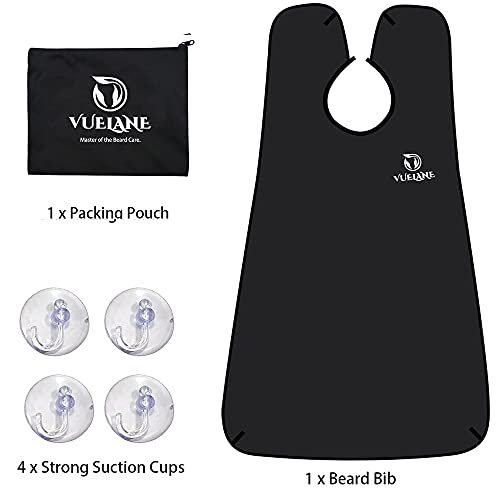 Beard Trimming Catcher Bib - Beard Hair Clippings Catcher for Shaving - Beard...