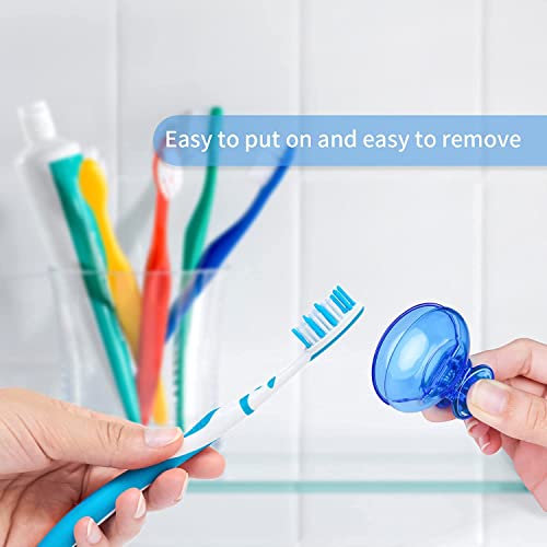 Waenerec 6 Pack Toothbrush Covers Clip On Toothbrush Protector Portable Elect...