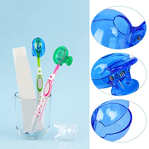 Waenerec 6 Pack Toothbrush Covers Clip On Toothbrush Protector Portable Elect...