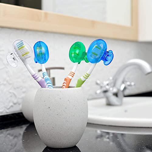 Waenerec 6 Pack Toothbrush Covers Clip On Toothbrush Protector Portable Elect...