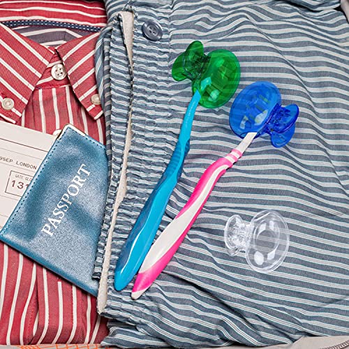 Waenerec 6 Pack Toothbrush Covers Clip On Toothbrush Protector Portable Elect...