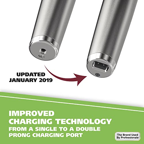 Wahl Stainless Steel Lithium Ion+ Beard and Nose Trimmer for Men, Hair Clippe...