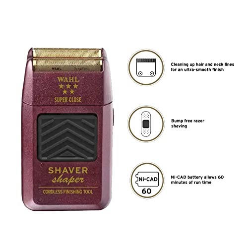 Wahl Professional 5-Star Series Rechargeable Shaver/Shaper #8061-100 - Up to ...