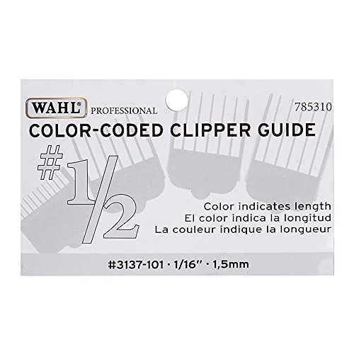Wahl Professional Color Coded Comb Attachment #3137-101 - Grey #1/2 - 1/16" (...