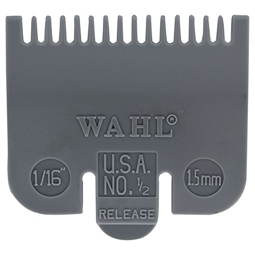 Wahl Professional Color Coded Comb Attachment #3137-101 - Grey #1/2 - 1/16" (...