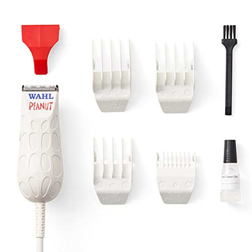 Wahl Professional White Peanut Hair and Beard Clipper Trimmer with a Powerful...
