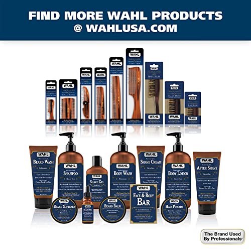 Wahl Beard, Mustache, & Hair Styling Comb for Men's Grooming - Handcrafted & ...