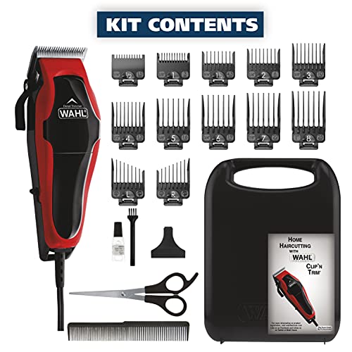 Wahl Clipper Clip 'n Trim 2 In 1 Hair Cutting Clipper/Trimmer Kit with Self S...