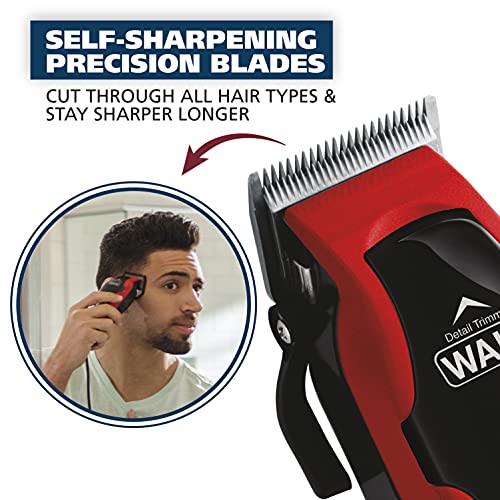 Wahl Clipper Clip 'n Trim 2 In 1 Hair Cutting Clipper/Trimmer Kit with Self S...