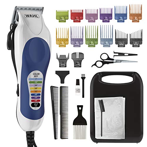 Wahl Clipper Color Pro Complete Haircutting Kit with Easy Color Coded Guide C...