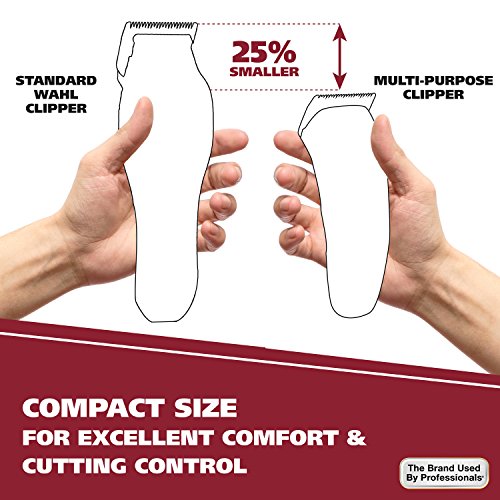 Wahl Clipper Compact Multi-Purpose Haircut, Beard, & Body Grooming Hair Clipp...