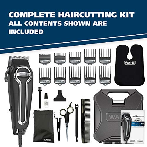 Wahl Clipper Elite Pro High-Performance Home Haircut & Grooming Kit for Men –...