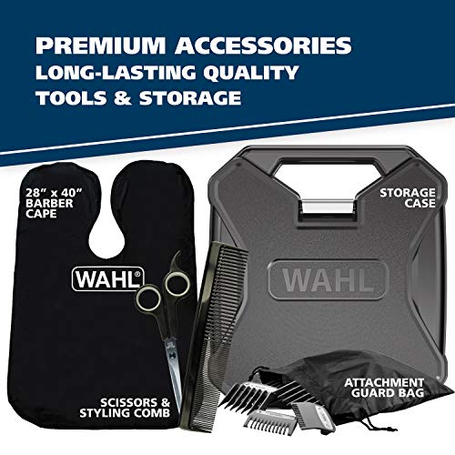 Wahl Clipper Elite Pro High-Performance Home Haircut & Grooming Kit for Men –...