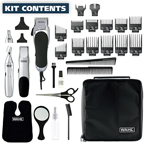 Wahl Clipper Home Barber Kit Electric Clipper, Touch Up Trimmer & Personal Gr...
