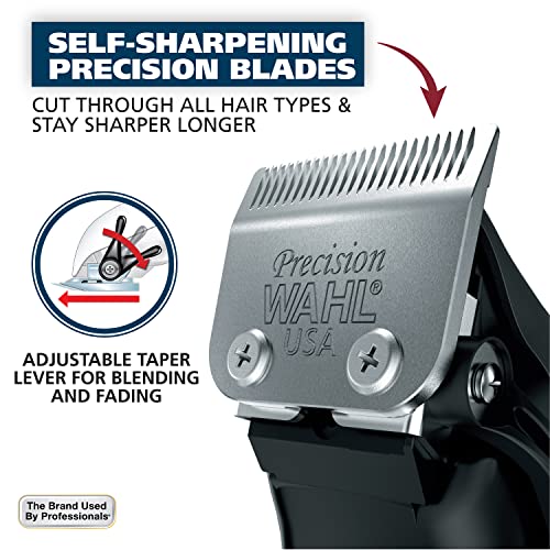 Wahl Clipper Home Barber Kit Electric Clipper, Touch Up Trimmer & Personal Gr...