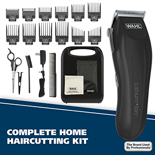 Wahl Clipper Lithium-Ion Cordless Haircutting Kit - Rechargeable Grooming and...