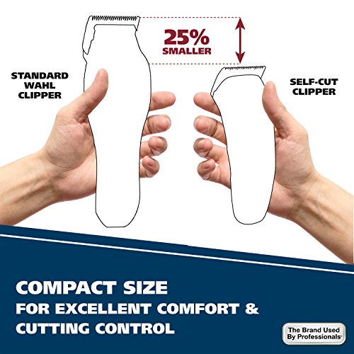 Wahl Clipper Self-Cut Compact Personal Haircutting Kit with Whisper Quiet Ope...