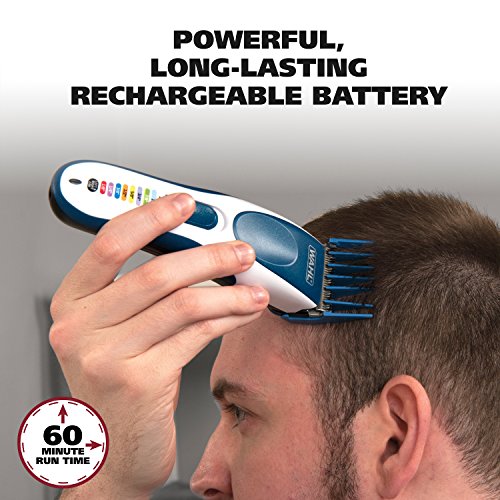 Wahl Color Pro Cordless Rechargeable Hair Clipper & Trimmer – Easy Color-Code...