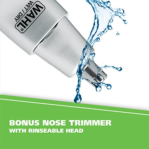 Wahl Groomsman Battery Operated Beard Trimming kit for Mustaches, Hair, Nose ...