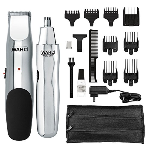 Wahl Groomsman Rechargeable Beard Trimming kit for Mustaches, Hair, Nose Hair...