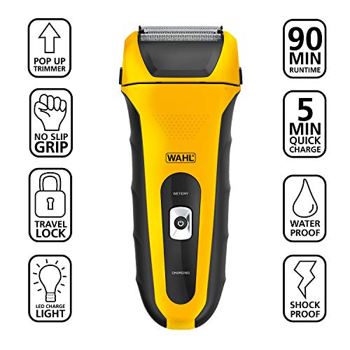 Wahl Lifeproof Lithium Ion Foil Shaver – Waterproof Rechargeable Electric Raz...