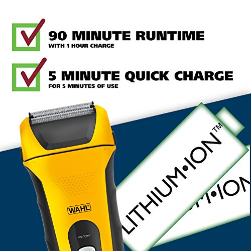 Wahl Lifeproof Lithium Ion Foil Shaver – Waterproof Rechargeable Electric Raz...