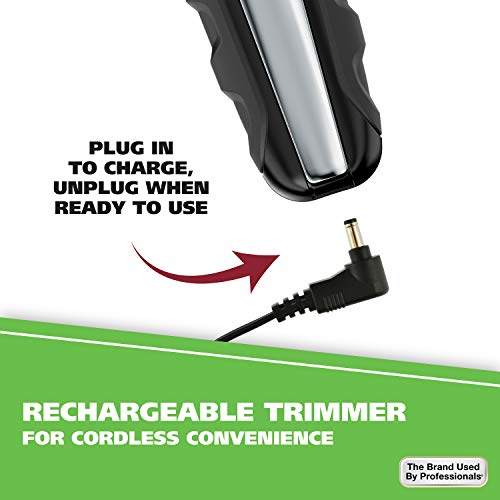 Wahl Lithium Ion Total Beard Trimmer, Facial Hair Clippers with 13 Guide Comb...