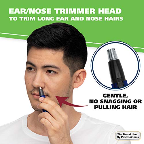 Wahl Lithium Two-In-One Pen Detail Trimmer for Nose, Ear, Neckline, Eyebrow, ...
