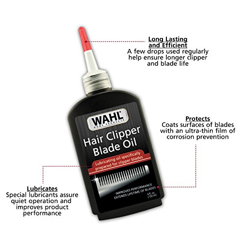 Wahl Premium Hair Clipper Blade Lubricating Oil for Clippers, Trimmers, & Bla...