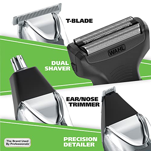 Wahl Stainless Steel Lithium Ion 2.0+ Beard Trimmer for Men - Electric Shaver...