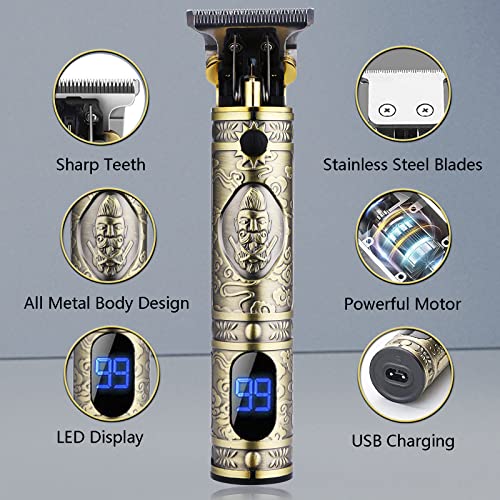 WAHLSA Professional Hair Trimmr Zero Gapped Detail Beard Shaver Barbershop Ba...