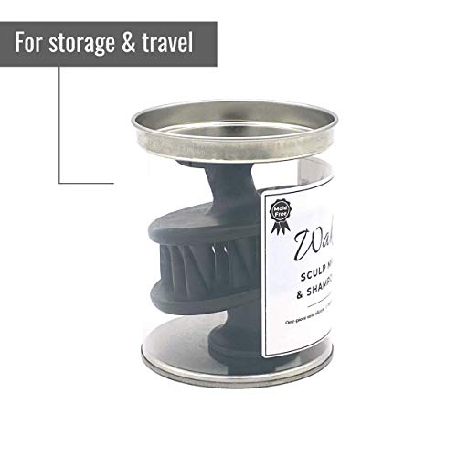 (2 Pack) Hair Shampoo Brush Head Scalp Massager Scrubber, Mold-free One-piece...