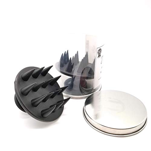 (2 Pack) Hair Shampoo Brush Head Scalp Massager Scrubber, Mold-free One-piece...